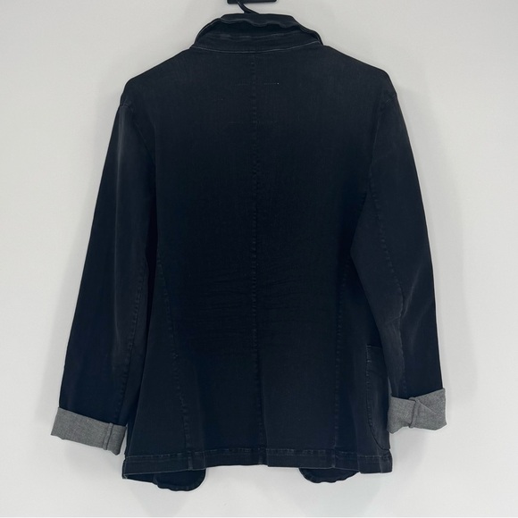 Frank & Eileen Dublin 1991 Wash Blazer Jacket, Grayish Black, Size L, NWT - Picture 5 of 13